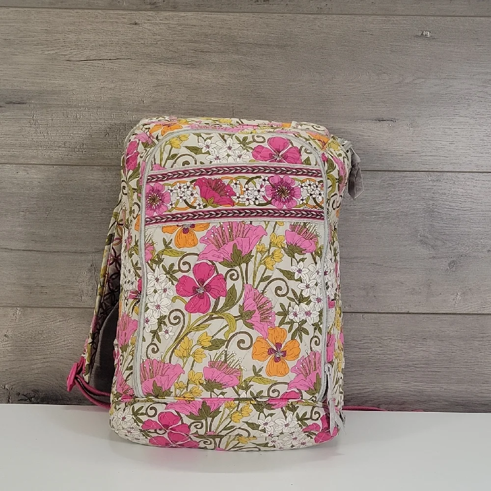 Vera Bradley Tea Garden Floral Quilted Backpack